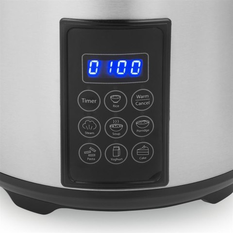 Tristar Digital Rice and Steam Cooker | RK-6138 | 900 W | 2.2 L | Number of programs 7 | Grey Tristar Digital Rice and Steam Cooker | RK-6138 | 900 W | 2.2 L | Number of programs 7 | Grey