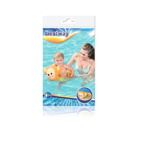 Bestway Bestway 36112 Kółko do pływania Małpka 45cm x 51cm Bestway Bestway 36112 Kółko do pływania Małpka 45cm x 51cm