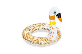 Bestway Bestway 36306 Kółko do pływania z brokatem Łabędź 61cm x 58.5cm