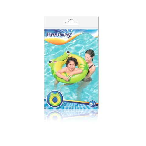Bestway Bestway 36351 Kółko do pływania Żaba 85cm x 76cm Bestway Bestway 36351 Kółko do pływania Żaba 85cm x 76cm