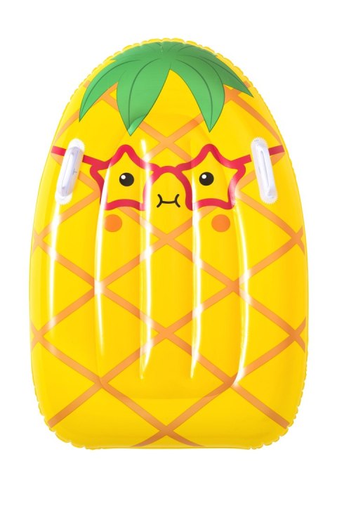 Bestway Bestway 42049 Dmuchana deseczka do pływania z uchwytami Ananas 84cm x 56cm Bestway Bestway 42049 Dmuchana deseczka do pływania z uchwytami Ananas 84cm x 56cm