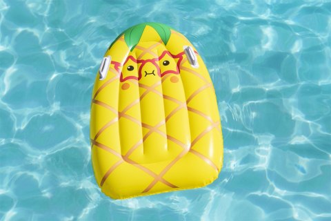 Bestway Bestway 42049 Dmuchana deseczka do pływania z uchwytami Ananas 84cm x 56cm Bestway Bestway 42049 Dmuchana deseczka do pływania z uchwytami Ananas 84cm x 56cm