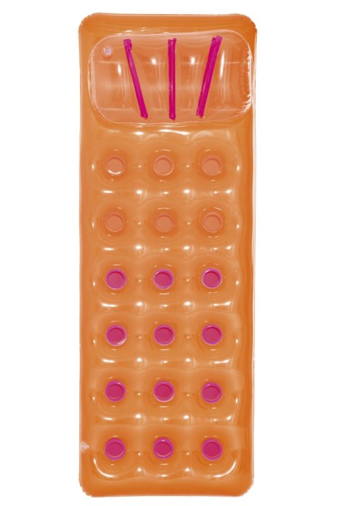 Bestway Bestway 43015 DMUCHANY MATERAC PLAŻOWY 188cm x 71cm POMARAŃCZ Bestway Bestway 43015 DMUCHANY MATERAC PLAŻOWY 188cm x 71cm POMARAŃCZ
