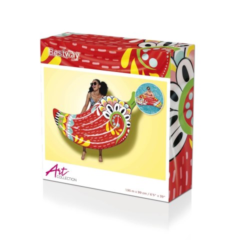 Bestway Bestway 43490 Dmuchany materac do pływania Fiesta Papryczka 1.95m x 99cm Bestway Bestway 43490 Dmuchany materac do pływania Fiesta Papryczka 1.95m x 99cm