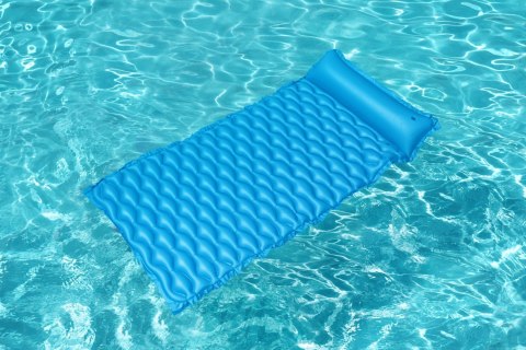 Bestway Bestway 44020 Dmuchany materac plażowy zwijany Niebieski 2.13m x 86cm Bestway Bestway 44020 Dmuchany materac plażowy zwijany Niebieski 2.13m x 86cm