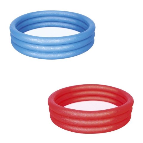 Bestway Bestway 51025 Basenik dmuchany Czerwony 1.22 x 25cm Bestway Bestway 51025 Basenik dmuchany Czerwony 1.22 x 25cm