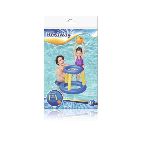 Bestway Bestway 52418 Zestaw pływający do gry Kosz i Piłka 61cm Bestway Bestway 52418 Zestaw pływający do gry Kosz i Piłka 61cm