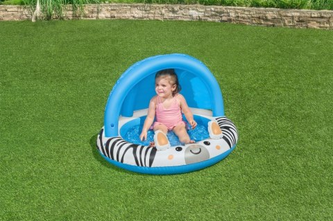 Bestway Bestway 52559 Basenik dmuchany z daszkiem i pompowanym dnem Zebra 97cm x 66cm Bestway Bestway 52559 Basenik dmuchany z daszkiem i pompowanym dnem Zebra 97cm x 66cm