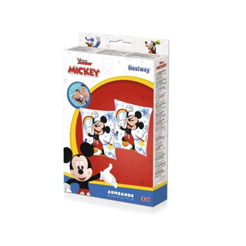 Bestway Bestway 91002 Disney Rękawki do nauki pływania Mickey i Przyjaciele 23cm x 15cm Bestway Bestway 91002 Disney Rękawki do nauki pływania Mickey i Przyjaciele 23cm x 15cm