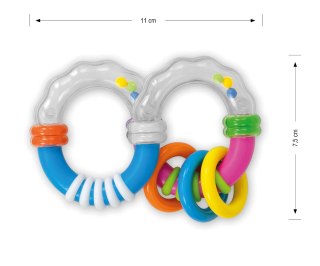 Milly Mally Grzechotka Ósemka - Shaped 8 rattle - 0581
