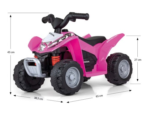 Milly Mally Milly Mally Pojazd na akumulator Quad HONDA ATV Pink