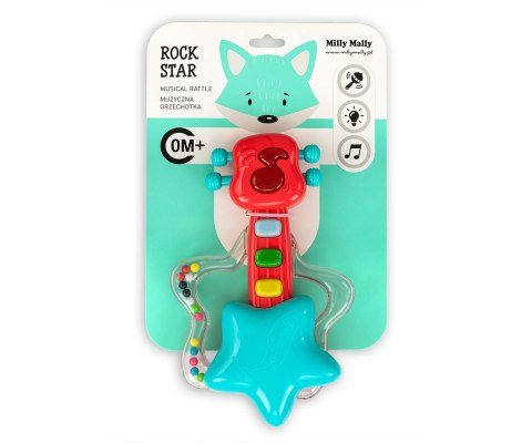 Milly Mally Muzyczna grzechotka Gitara - Rock star - 0699 OCEAN