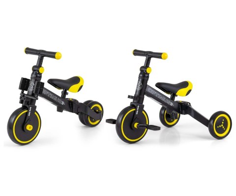 Milly Mally Rowerek 3w1 Optimus Black Milly Mally Rowerek 3w1 Optimus Black