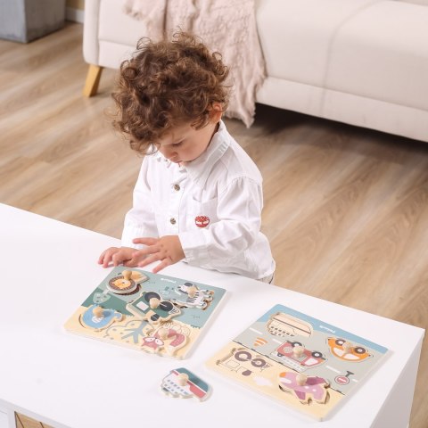 Viga Viga 44069 PolarB Puzzle z uchwytami - transport Viga Viga 44069 PolarB Puzzle z uchwytami - transport