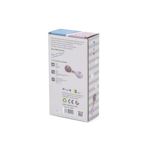 Viga Viga 44090 PolarB Podwójne Marakasy-Lis Viga Viga 44090 PolarB Podwójne Marakasy-Lis