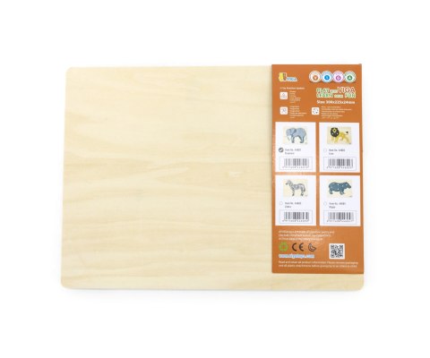 Viga Viga 44601 Puzzle na podkładce z uchwytami - Słoń Viga Viga 44601 Puzzle na podkładce z uchwytami - Słoń