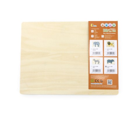 Viga Viga 44604 Puzzle na podkładce z uchwytami - Hipopotam Viga Viga 44604 Puzzle na podkładce z uchwytami - Hipopotam