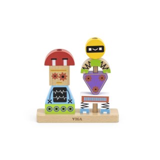 Viga Viga 44652 Klocki do ukladania - Roboty