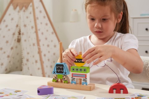 Viga Viga 44652 Klocki do ukladania - Roboty Viga Viga 44652 Klocki do ukladania - Roboty