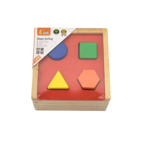 Viga Viga 50844 Klocki z sorterem kształtów - figury geometryczne Viga Viga 50844 Klocki z sorterem kształtów - figury geometryczne