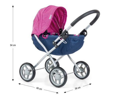 Milly Mally Wózek dla lalek Dori Prestige Navy Milly Mally Wózek dla lalek Dori Prestige Navy
