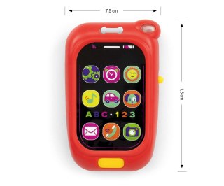 Milly Mally Zabawka muzyczna Pierwszy telefon - First phone - 0880 RED