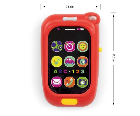 Milly Mally Zabawka muzyczna Pierwszy telefon - First phone - 0880 RED Milly Mally Zabawka muzyczna Pierwszy telefon - First phone - 0880 RED