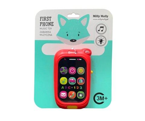 Milly Mally Zabawka muzyczna Pierwszy telefon - First phone - 0880 RED Milly Mally Zabawka muzyczna Pierwszy telefon - First phone - 0880 RED