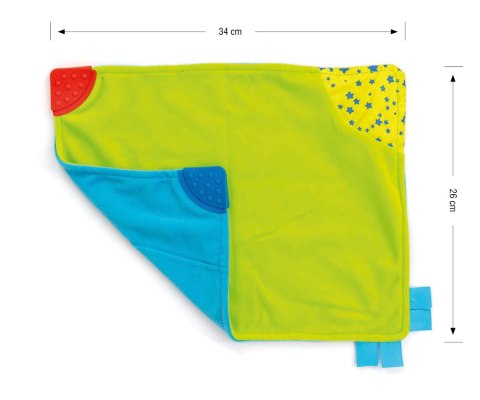 Milly Mally Zabawka pluszowa Kocyk - Blanky - 14325 GREEN Milly Mally Zabawka pluszowa Kocyk - Blanky - 14325 GREEN
