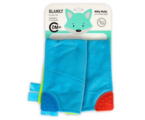 Milly Mally Zabawka pluszowa Kocyk - Blanky - 14325 GREEN Milly Mally Zabawka pluszowa Kocyk - Blanky - 14325 GREEN