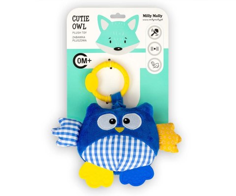 Milly Mally Zawieszka pluszowa Sówka - Cutie owl - 2881 BLUE Milly Mally Zawieszka pluszowa Sówka - Cutie owl - 2881 BLUE