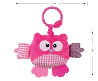 Milly Mally Zawieszka pluszowa Sówka - Cutie owl - 2881 PINK