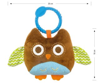 Milly Mally Zawieszka pluszowa Sówka - Happy owl - 2552 BROWN
