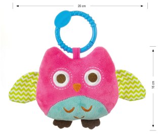 Milly Mally Zawieszka pluszowa Sówka - Happy owl - 2552 PINK