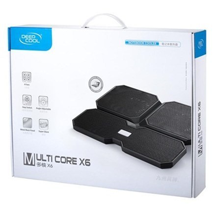 Deepcool Multi Core X6 - wentylator do notebooka | 38 cm x 29,5 cm x 2,4 cm | 900 g Deepcool Multi Core X6 - wentylator do notebooka | 38 cm x 29,5 cm x 2,4 cm | 900 g