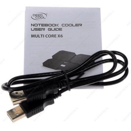 Deepcool Multi Core X6 - wentylator do notebooka | 38 cm x 29,5 cm x 2,4 cm | 900 g Deepcool Multi Core X6 - wentylator do notebooka | 38 cm x 29,5 cm x 2,4 cm | 900 g