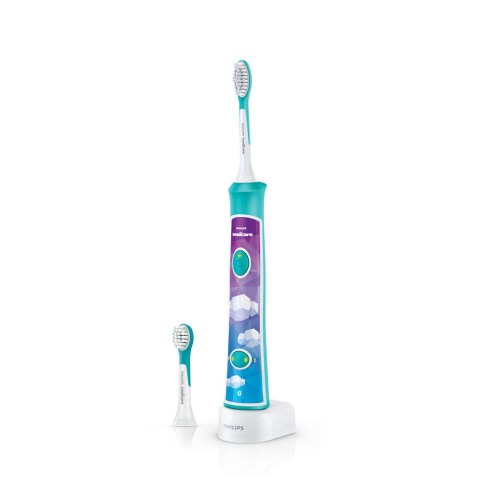 Philips | Soniczna szczoteczka elektryczna | HX6322/04 | Akumulatorowa | Dla dzieci | Liczba główek szczoteczki w zestawie 2 | L Philips | Soniczna szczoteczka elektryczna | HX6322/04 | Akumulatorowa | Dla dzieci | Liczba główek szczoteczki w zestawie 2 | L