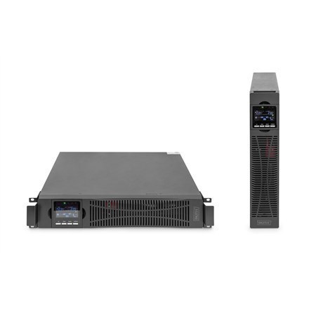 DIGITUS OnLine UPS, rack/tower, 1500VA, 1500W, LCD, 8 x C13, 1 x C19, RS-232, USB, RJ45, karta SNMP (opcjonalnie), karta przekaź DIGITUS OnLine UPS, rack/tower, 1500VA, 1500W, LCD, 8 x C13, 1 x C19, RS-232, USB, RJ45, karta SNMP (opcjonalnie), karta przekaź