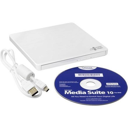 H.L Data Storage | GP60NW60 | DVD±R/RW | Biały | USB 2.0 H.L Data Storage | GP60NW60 | DVD±R/RW | Biały | USB 2.0