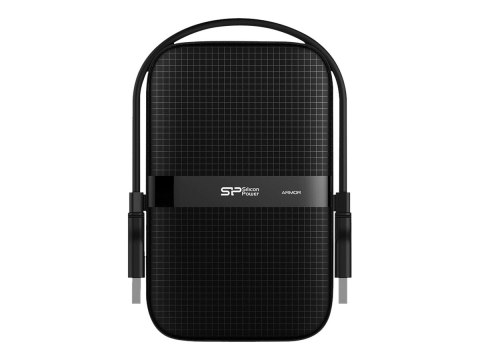 SILICON POWER Armor | Przenośny | Dysk twardy | 1 TB | USB 3.2 Gen 1 | Czarny SILICON POWER Armor | Przenośny | Dysk twardy | 1 TB | USB 3.2 Gen 1 | Czarny