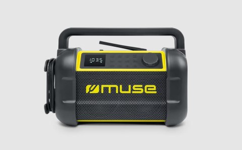 Muse | M-928 BTY | Głośnik radiowy | Wodoodporny | Bluetooth | Czarny/Żółty | Połączenie bezprzewodowe Muse | M-928 BTY | Głośnik radiowy | Wodoodporny | Bluetooth | Czarny/Żółty | Połączenie bezprzewodowe