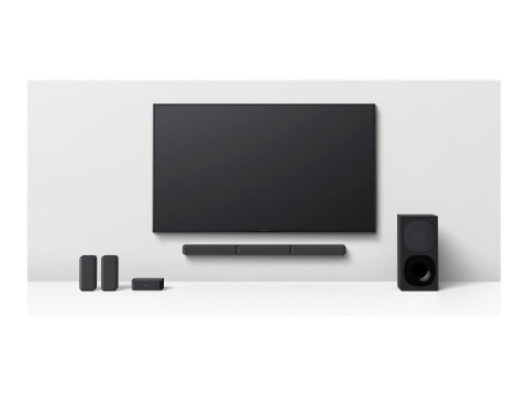 Sony | HT-S40R 5.1-kanałowy soundbar do kina domowego z bezprzewodowymi głośnikami tylnymi | Port USB | Bluetooth | Czarny | Nie Sony | HT-S40R 5.1-kanałowy soundbar do kina domowego z bezprzewodowymi głośnikami tylnymi | Port USB | Bluetooth | Czarny | Nie