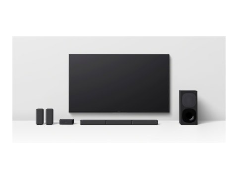 Sony | HT-S40R 5.1-kanałowy soundbar do kina domowego z bezprzewodowymi głośnikami tylnymi | Port USB | Bluetooth | Czarny | Nie Sony | HT-S40R 5.1-kanałowy soundbar do kina domowego z bezprzewodowymi głośnikami tylnymi | Port USB | Bluetooth | Czarny | Nie