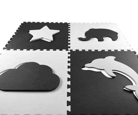 Milly Mally Mata piankowa puzzle Jolly 2x2 - Grey Milly Mally Mata piankowa puzzle Jolly 2x2 - Grey