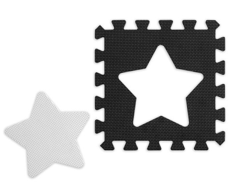 Milly Mally Mata piankowa puzzle Jolly 4x4 Shapes - Grey Milly Mally Mata piankowa puzzle Jolly 4x4 Shapes - Grey