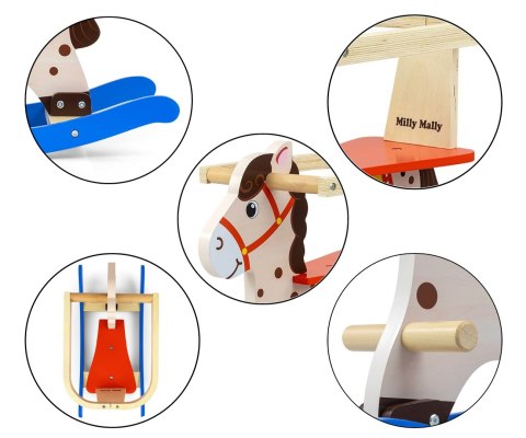 Milly Mally Milly Mally Koń Lucky 12 - Blue/Red