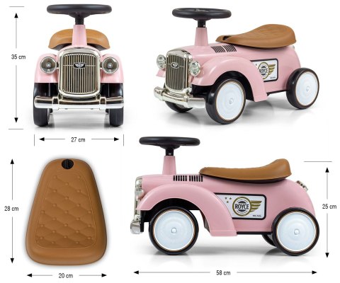 Milly Mally Milly Mally Pojazd Royce Pink Milly Mally Milly Mally Pojazd Royce Pink