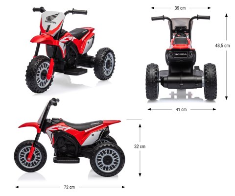 Milly Mally Pojazd na akumulator Motocykl HONDA CRF 450R Red Milly Mally Pojazd na akumulator Motocykl HONDA CRF 450R Red