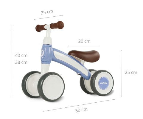 Qplay Qplay Pojazd Cutey Retro Blue Qplay Qplay Pojazd Cutey Retro Blue