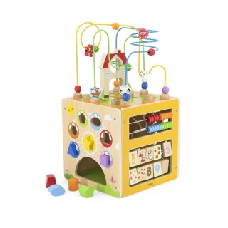 Viga Viga 44591 Kostka edukacyjna 5w1 z labiryntem przestrzennym